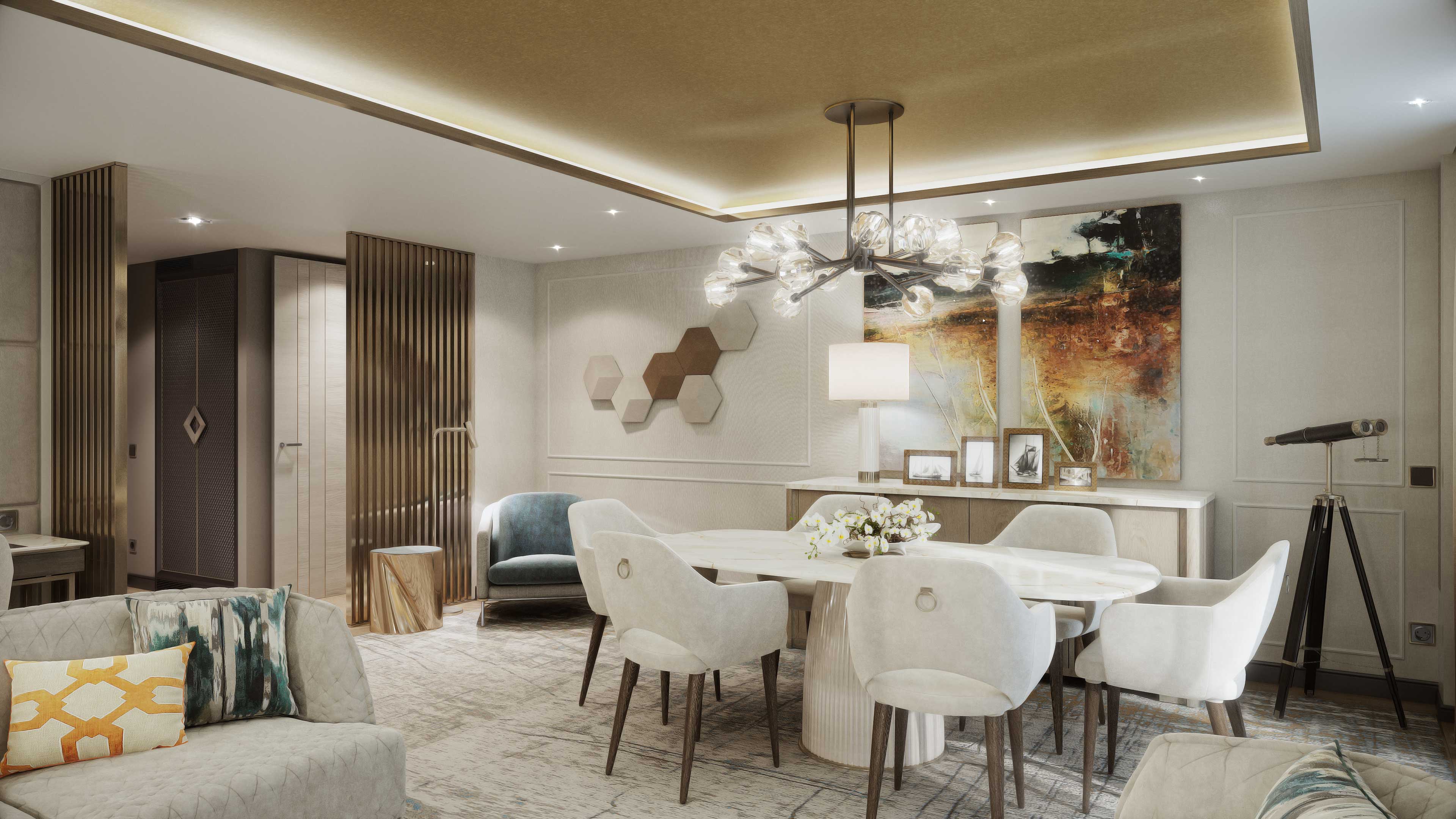 Crystal Cruises - Crystal Endeavor - RENDERING - Owners Suite 2.jpg